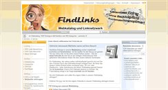 Desktop Screenshot of findlinks.de