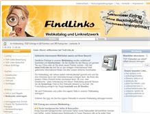 Tablet Screenshot of findlinks.de